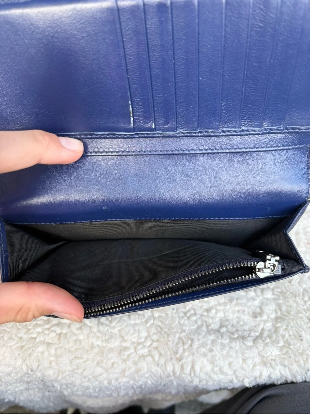 Dolce & Gabbana Multicolor Striped Bifold Long Wallet
